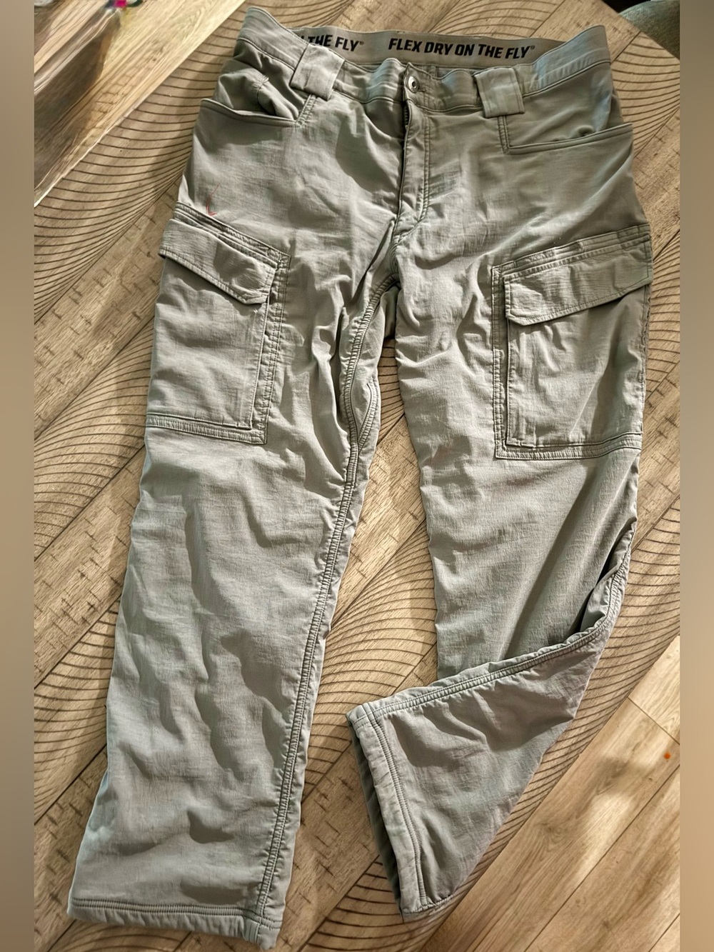 Duluth Trading Co Light Gray Men's Cargo Pants